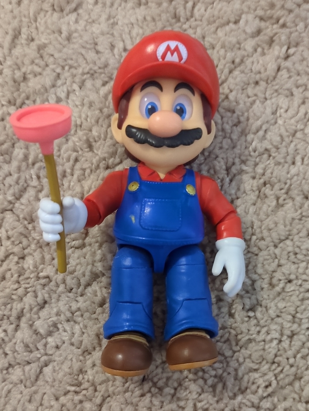 Super Mario Action Figure with Plumber